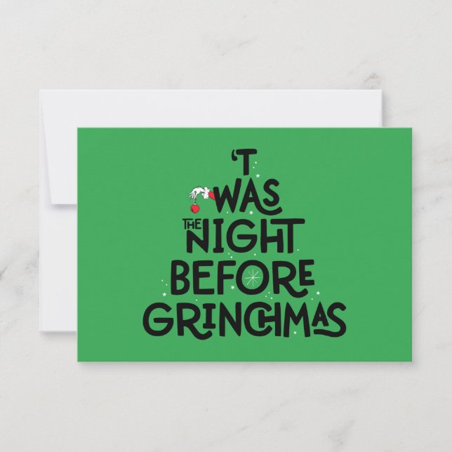 Carte 'C'était la nuit avant Grinchmas (Devant)