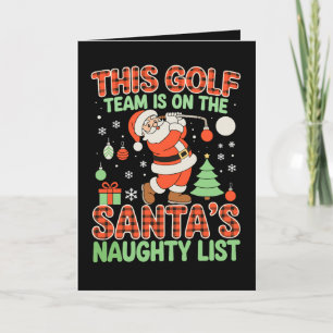 Carte Cette équipe de golf est sur la liste des vilains