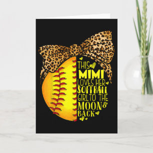 Carte Cette Mimi aime sa mère de fille Softll Leopa de l