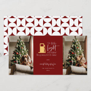 Carte Cette Petite Lumière Drôle Noël 2 Photo