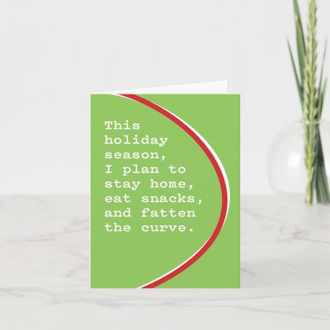 Carte Cette saison des fêtes aplatit la plaisanterie de  (Devant)