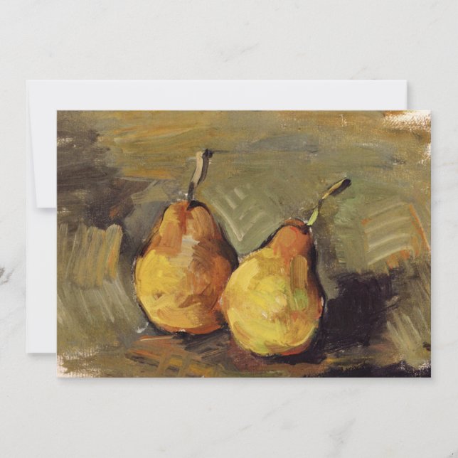 Carte Cezanne - Deux poires (Devant)
