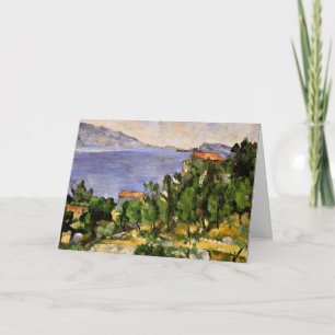 Carte Cezanne - La Baie de l'Estaque de l'Est