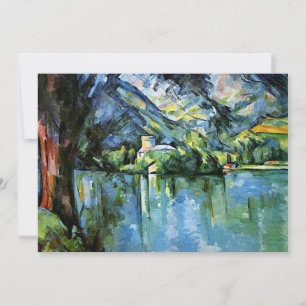 Carte Cezanne - Le Lac d'Annecy
