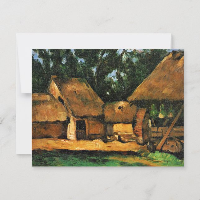 Carte Cezanne - Le moulin à huile, peinture d'art (Devant)