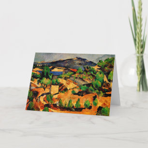 Carte Cezanne - Montagnes vues de l'Estaque