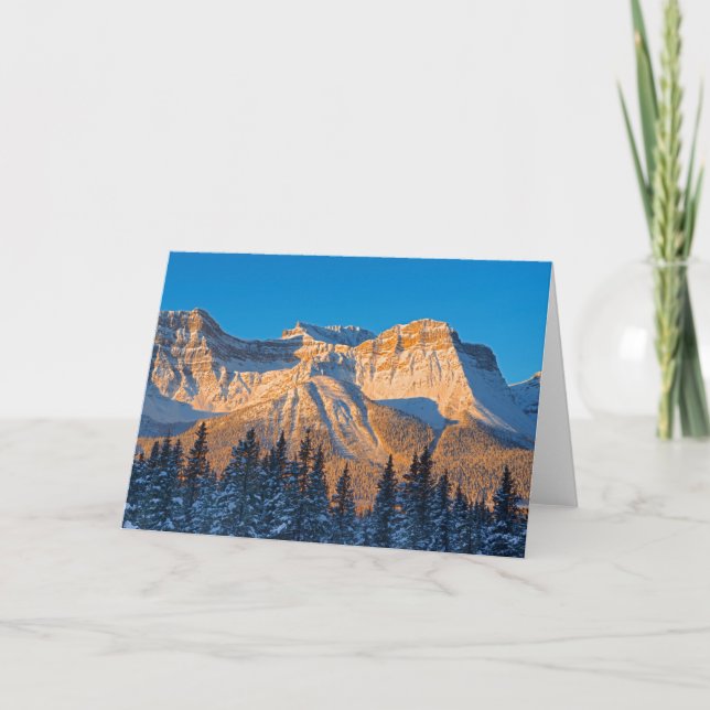 Carte Chaîne Waputik dans les Rocheuses canadiennes (Devant)