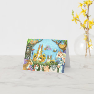 CARTE CHAÎNES N'FITZ ET MENAGERIE D'AMIS, AMUSANT