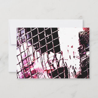 Carte Chainlink Red Print