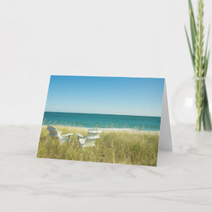 Carte Chaises d'Adirondack dans les dunes