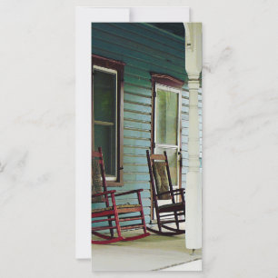 Carte Chaises rocheuses en bois sur Porch