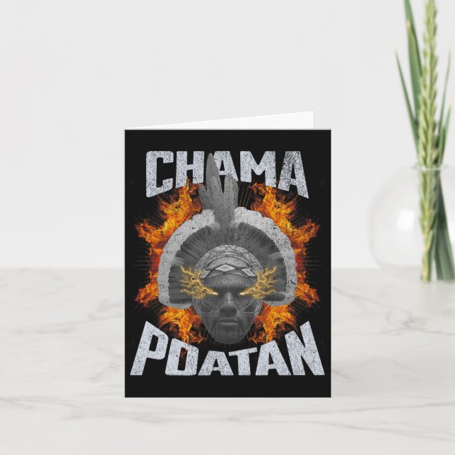 Carte Chama Paotan Mixed martial art Fan Jjb Boxe Muay T (Devant)