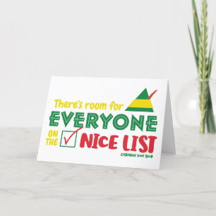 Carte Chambre pour tous sur la Liste de Nice Noël