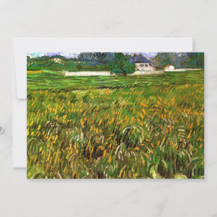 Carte Champ de blé à Auvers par Vincent van Gogh