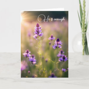 Carte Champ De Fleur sauvage Du Matin Pour Penser À Vous