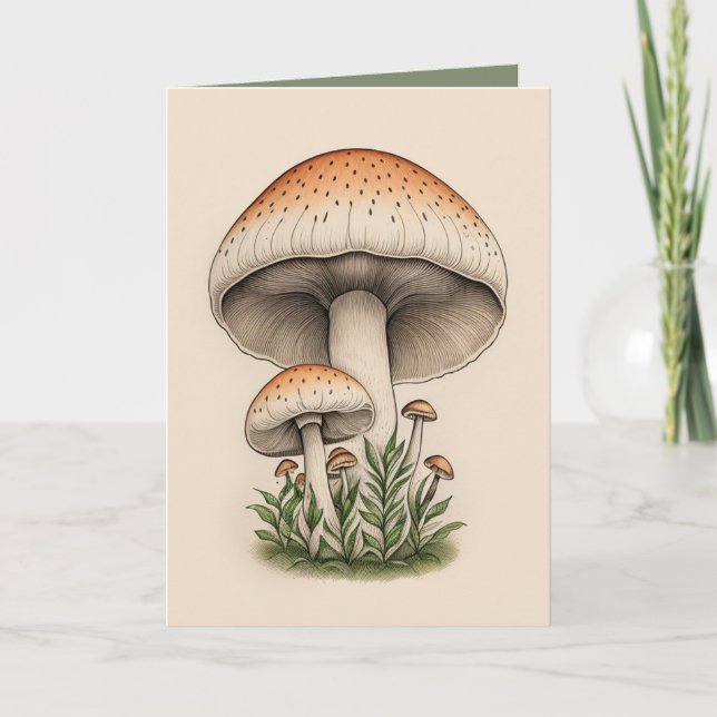 Carte champignon (Devant)
