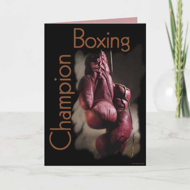 Carte Champion de boxe (Devant)