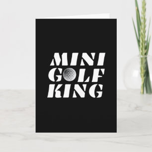 Carte Champion Minigolf King Minigolfer