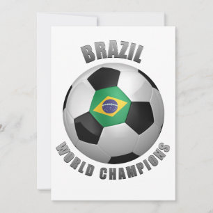 CARTE CHAMPIONS DU FOOTBALL BRÉSIL
