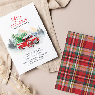 Carte Changement d'adresse Noël