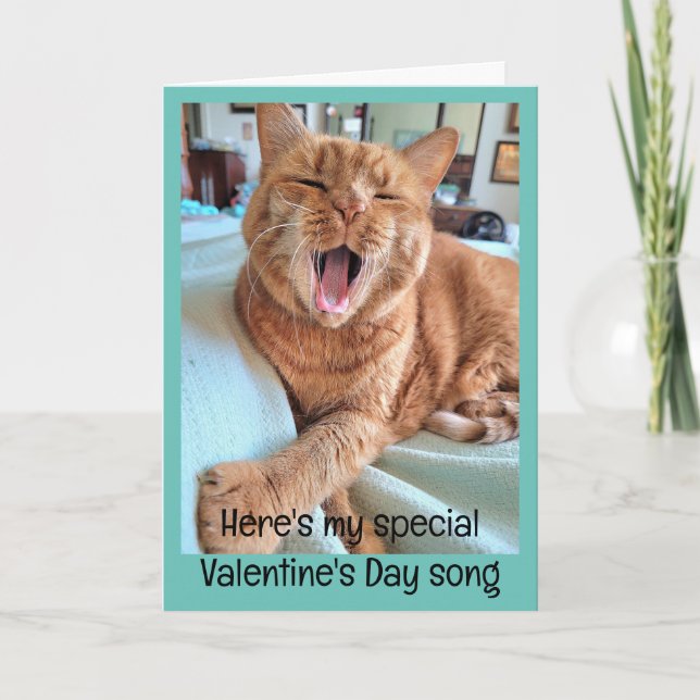 Carte Chanson de Ginger Cat pour Special Valentine (Devant)