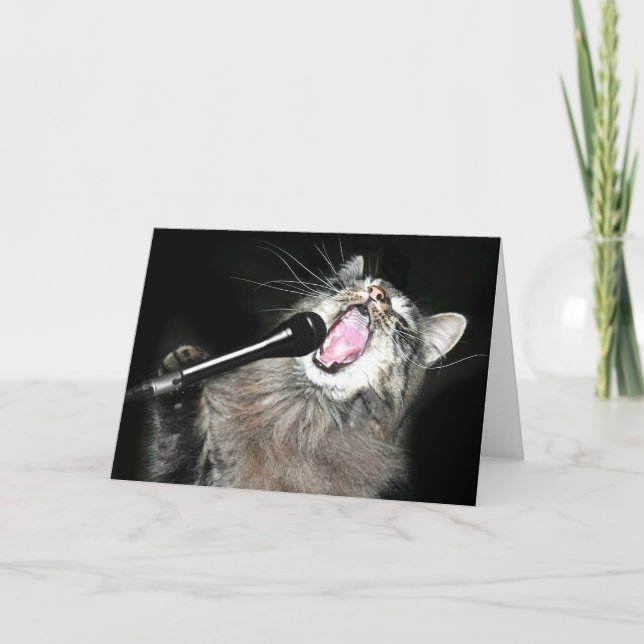 Carte Chant chat (Devant)