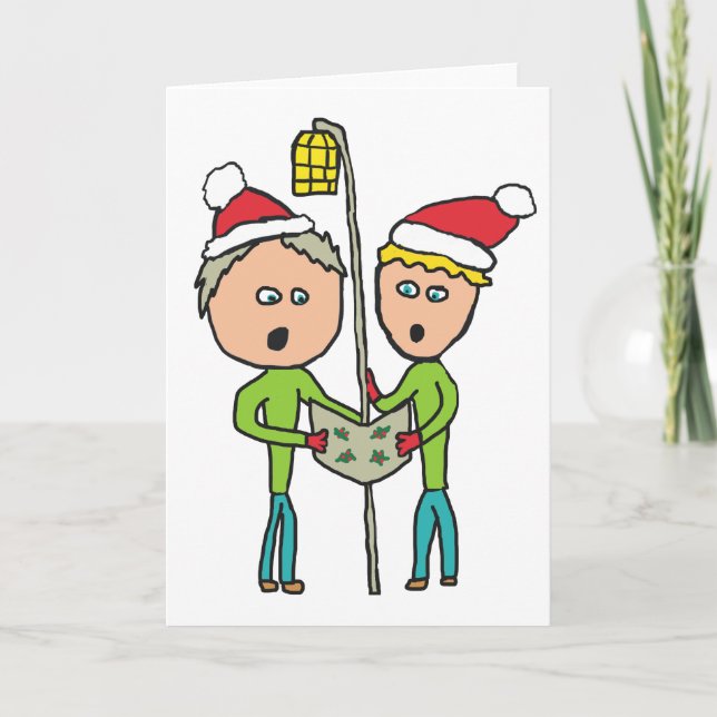 Carte Chant de Noël (Devant)