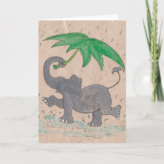 Carte Chant sous la pluie