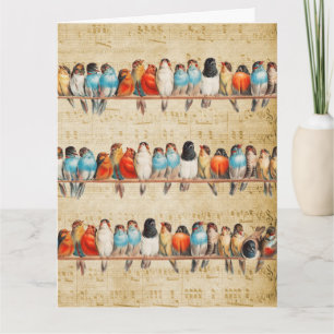 Carte Chanter et gazouiller    