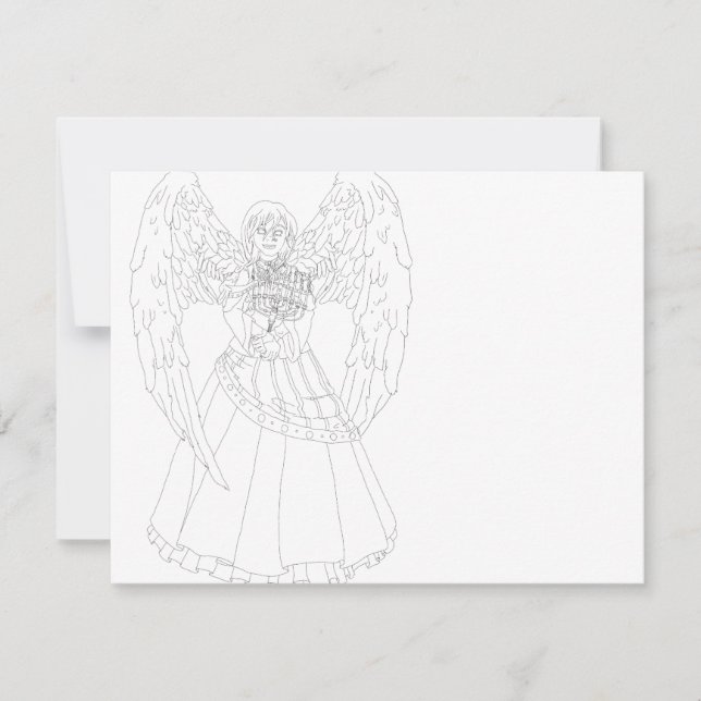 Carte Chanukah Angel (Devant)