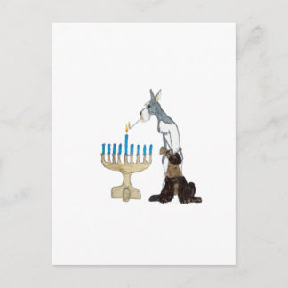 carte chanukah ( Hanoukka )