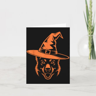 Carte Chapeau de sorcière pour chien de berger allemand