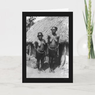 Carte Chapeau soudanais de Nubian 1920