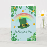 Chapeau trèfle irlandais minimal