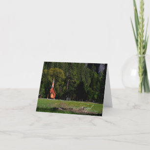 Carte Chapelle de Yosemite