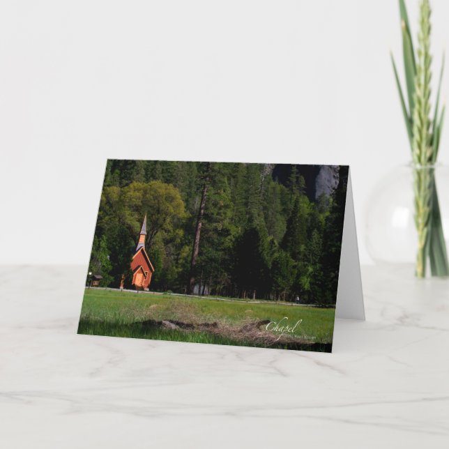 Carte Chapelle de Yosemite (Devant)
