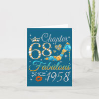 Chapitre 68 Fabuleux depuis 1958 68e anniversaire 