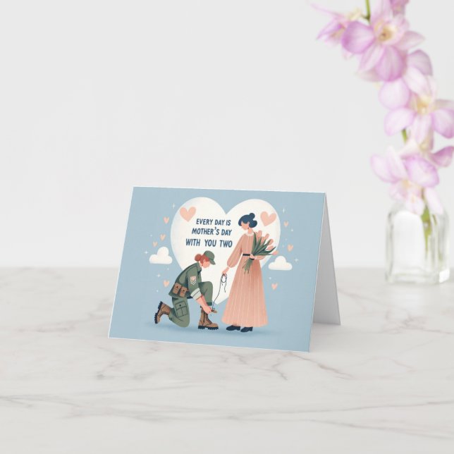 Carte Chaque jour est la fête des mères (Orchidée)