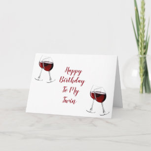 CARTE CHAQUE JOUR EST UN ANNIVERSAIRE SPÉCIAL MON **TWIN