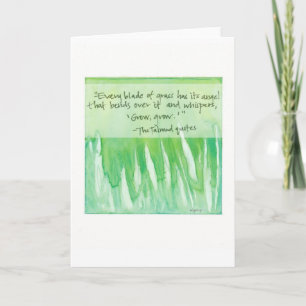 Carte chaque lame d'herbe