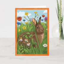Chaque lapin aime les fleurs