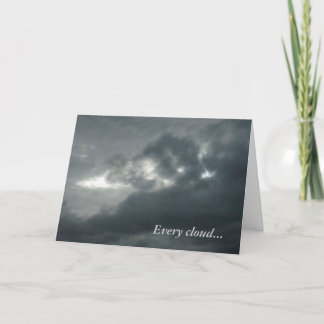 Carte Chaque nuage a un côté positif