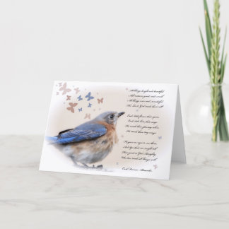 Carte Chaque petit oiseau qui chante