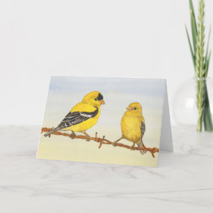 Carte Chardonnerets dans l'amour