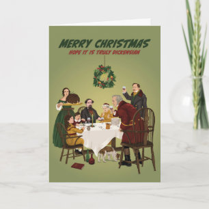 Carte Charles Dickens Vraiment Noël Dicken