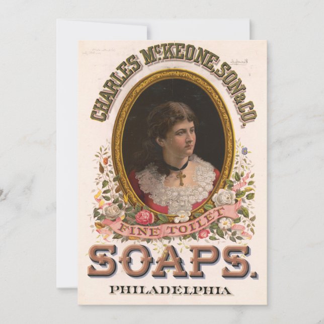 Carte Charles McKeone, Son & Co., Antique Soap Ad (Devant)