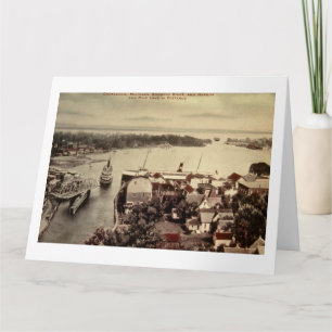 Carte Charlevoix, Michigan, Showriver et Harbour