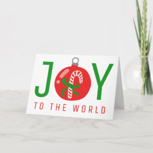 Carte Charme canne à canne Noël Ornement Noël Noël Noël 