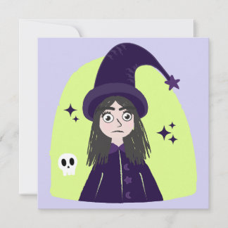 Carte Charming Angry Cute Witch