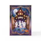 Charming Halloween Chat et Maison Citrouille